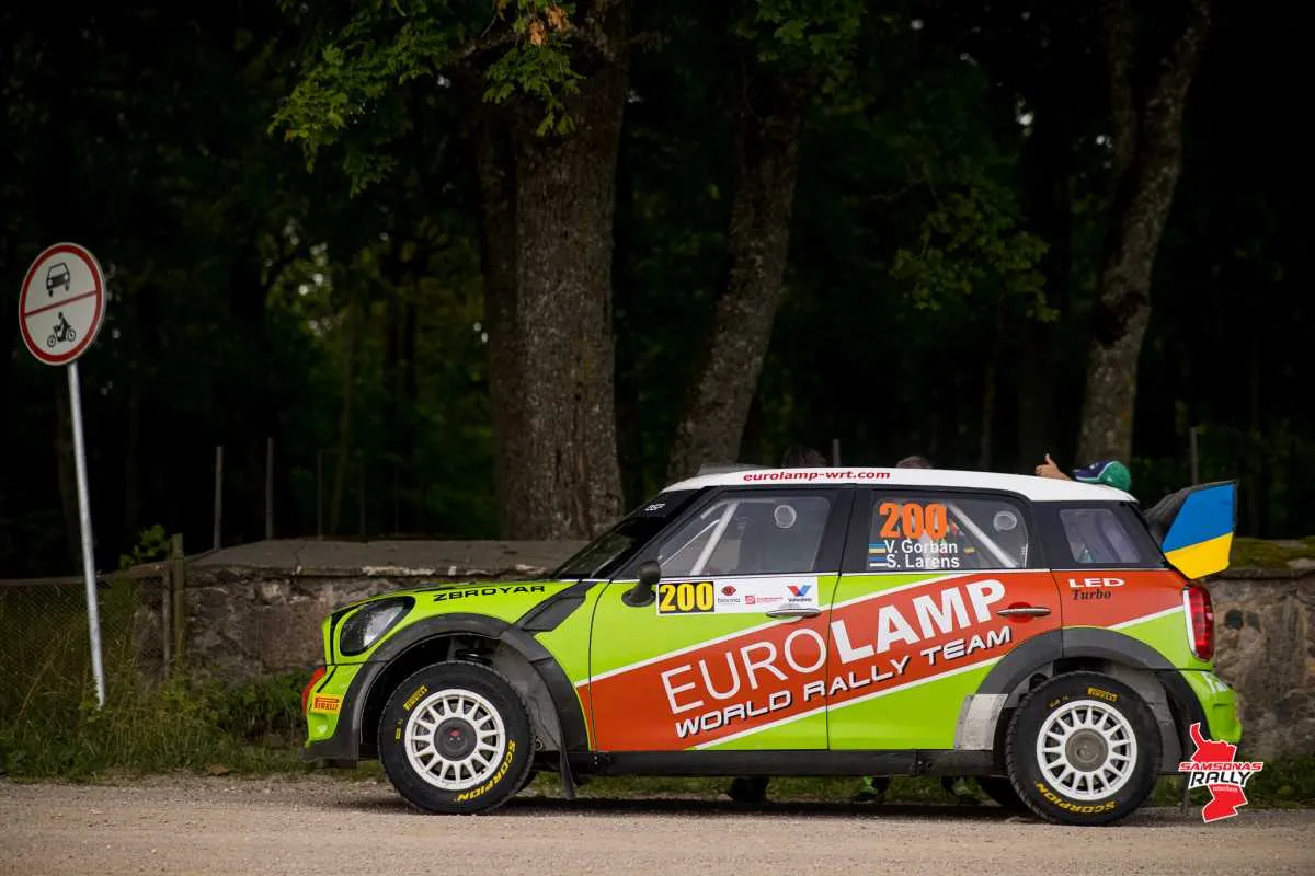 Testiniame „Samsonas Rally Rokiškis“ greičio ruože tempą diktavo ukrainiečiai su WRC „Mini“