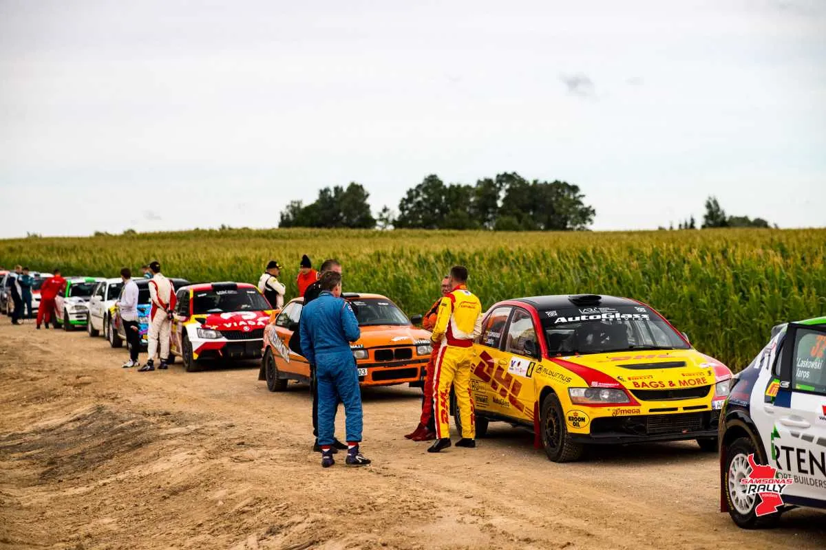 Testiniame „Samsonas Rally Rokiškis“ greičio ruože tempą diktavo ukrainiečiai su WRC „Mini“
