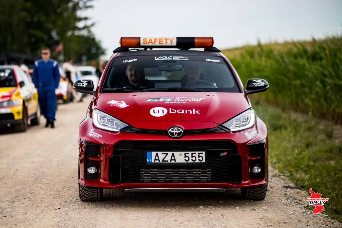 Testiniame „Samsonas Rally Rokiškis“ greičio ruože tempą diktavo ukrainiečiai su WRC „Mini“