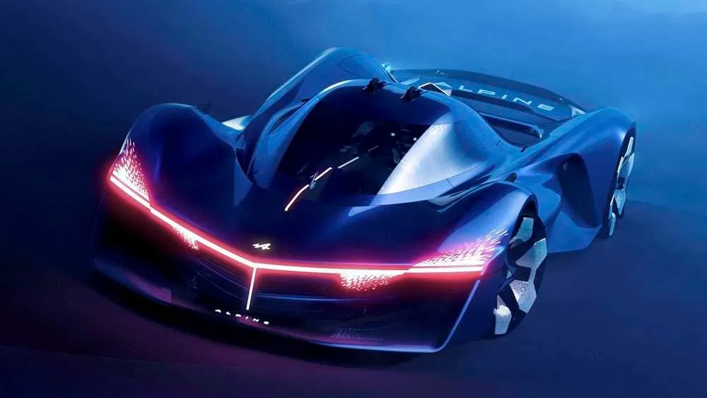 „Alpine Alpenglow”: vienvietis hiperautomobilis su permatomu kėbulu ir vandeniliniu varikliu
