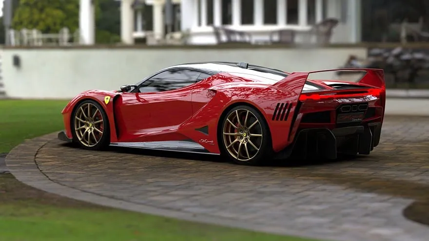 „Angelelli Effequaranta”: itališkas hibridinis superautomobilis, sukurtas „Ferrari F40” pagrindu