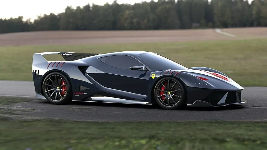 „Angelelli Effequaranta”: itališkas hibridinis superautomobilis, sukurtas „Ferrari F40” pagrindu