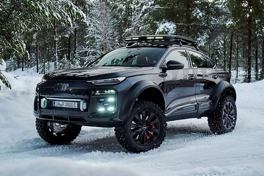 „Audi“ išslaptino ekstremalų ‚Q6 e-tron offroad‘