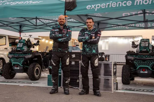 „CFMOTO Thunder Racing Team“: Maratone gedimų nebuvo, bet trasoje baigėsi degalai
