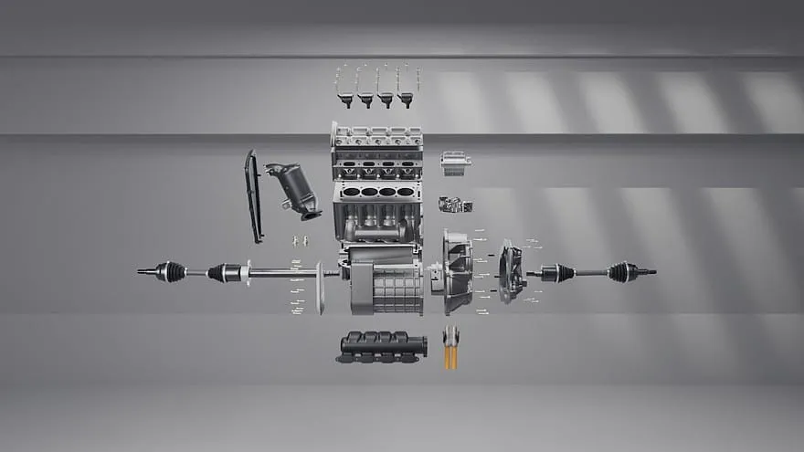 „Renault“ ir „Geely“ sugalvojo nebrangų būdą, kaip į elektromobilius montuoti vidaus degimo variklius