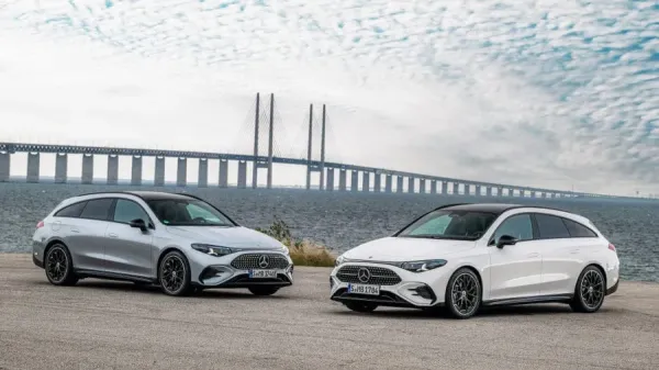 „Mercedes-Benz“ pristato pirmąjį savo visiškai elektrinį „Shooting Brake“ modelį – CLA